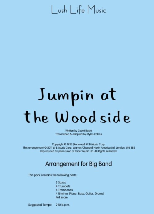 JUMPIN AT THE WOODSIDE (Basie)